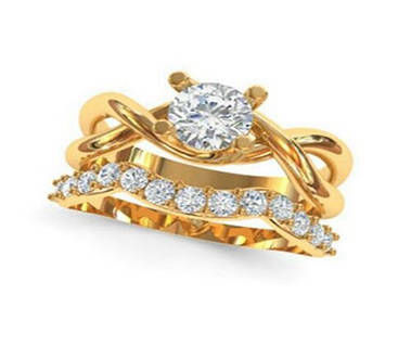Together Set ZC Women's Rings 14K